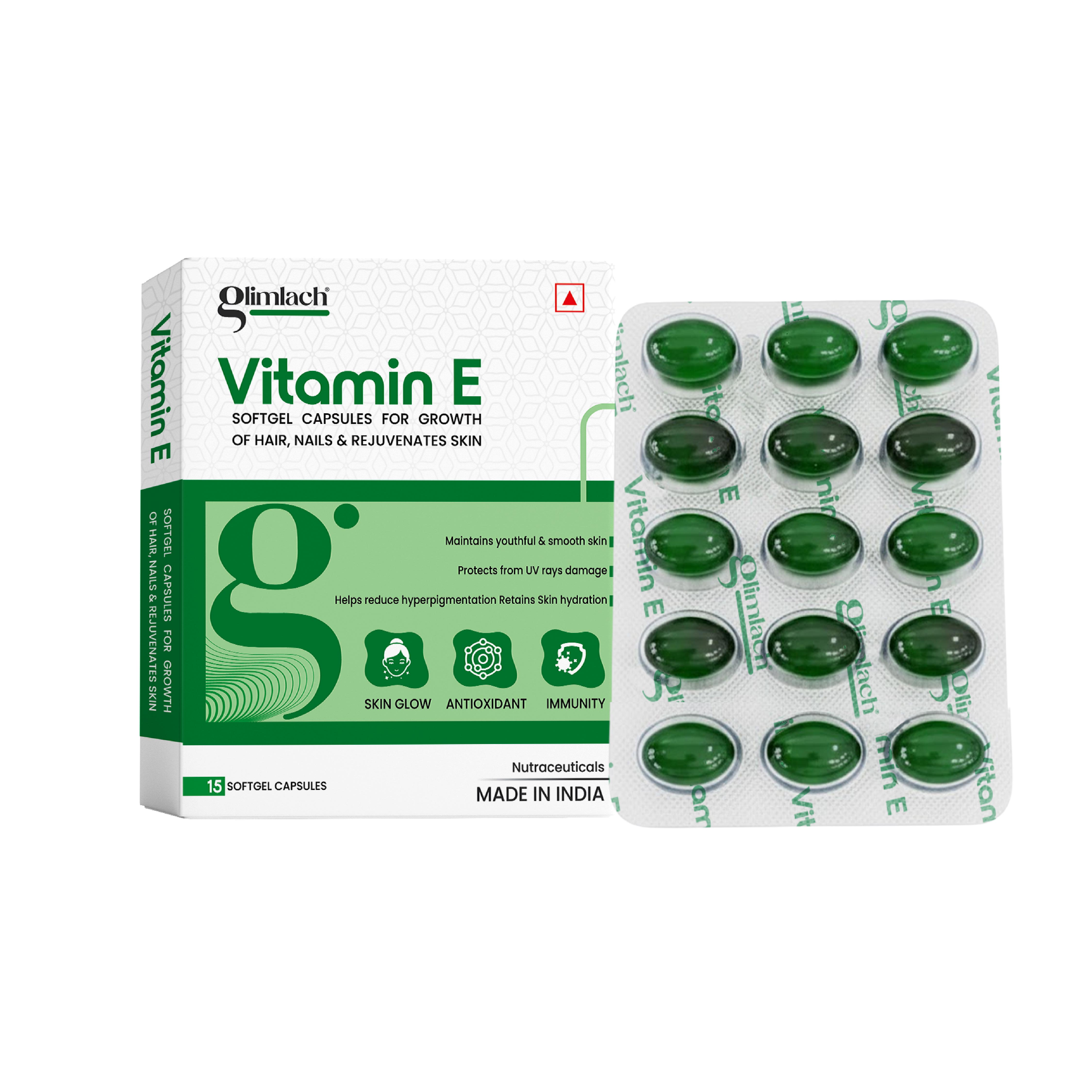 Glimlach Vitamin E Softgel Capsules — 60N